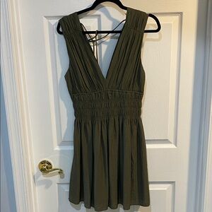 Abercrombie and fitch medium green dress